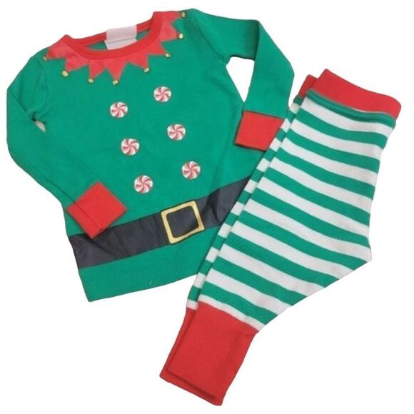 Christmas elf pajamas 12 months - Picture 1 of 4